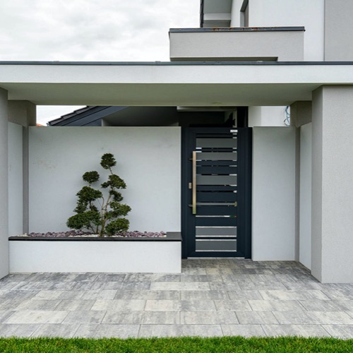 Aluminium fence - RAL 7016/7005
