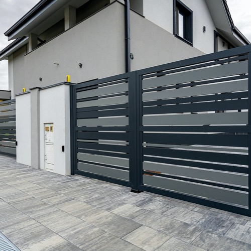 Aluminium fence - RAL 7016/7005