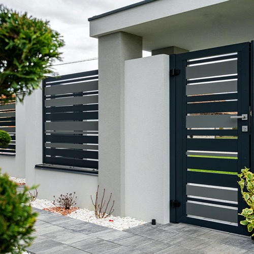 Aluminium fence - RAL 7016/7005
