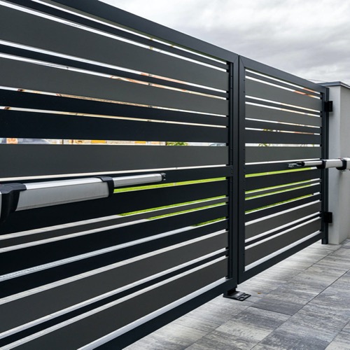 Aluminium fence - RAL 7016/7005