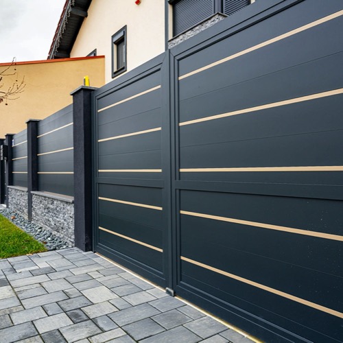 Aluminium fence - RAL 7016/1019