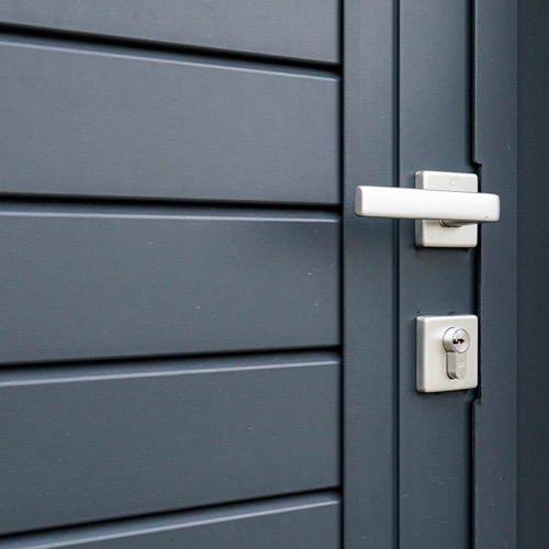 Aluminium fence - RAL 7016