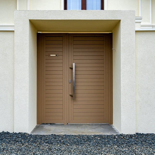 Aluminium fence - RAL 1019