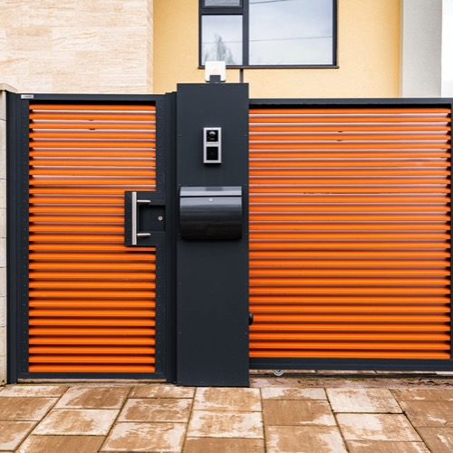 Aluminium fence - RAL 7016/8023