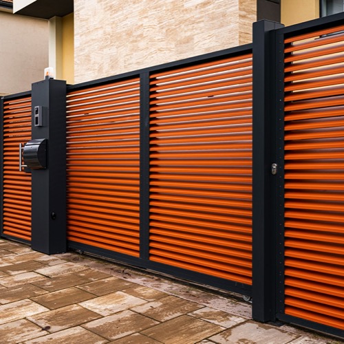Aluminium fence - RAL 7016/8023
