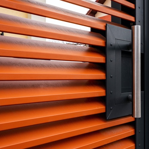 Aluminium fence - RAL 7016/8023