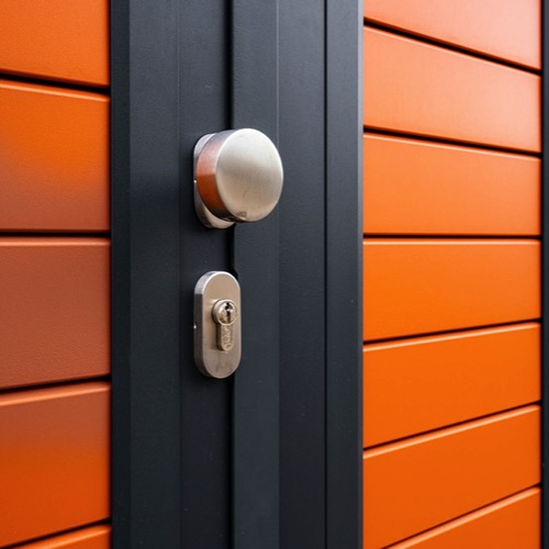 Aluminium fence - RAL 7016/8023