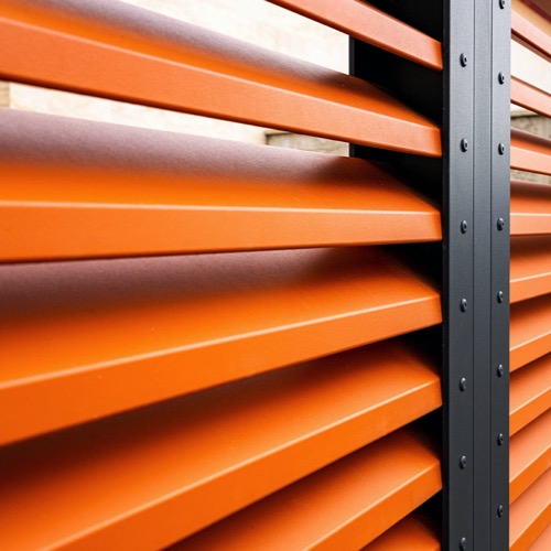 Aluminium fence - RAL 7016/8023