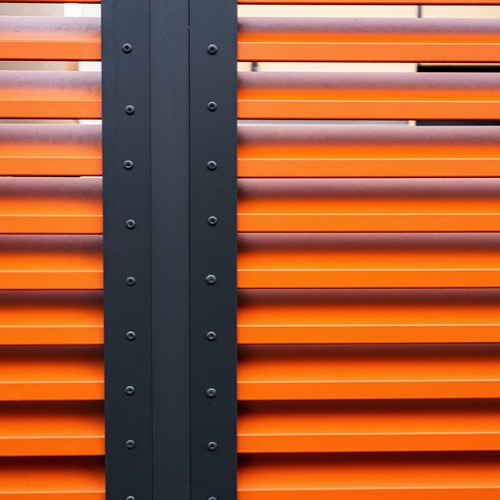 Aluminium fence - RAL 7016/8023
