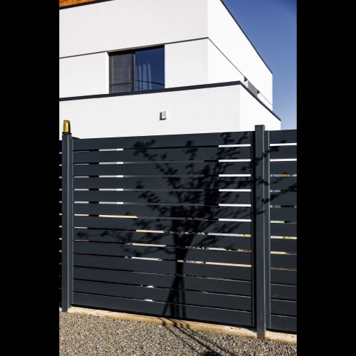 Aluminium fence - RAL 7016