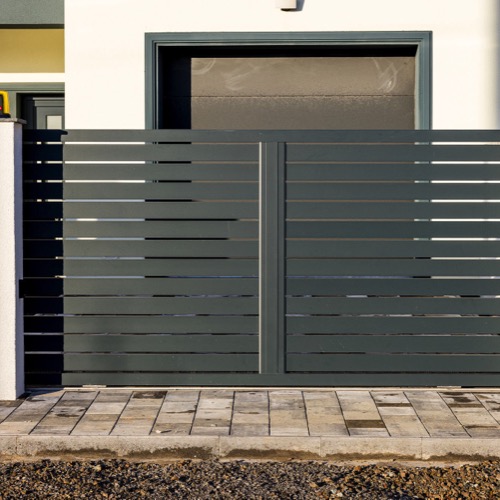 Aluminium fence - RAL 7016