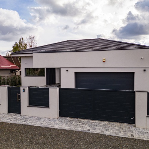 Aluminium fence - RAL 7016