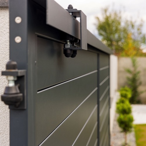 Aluminium fence - RAL 7016