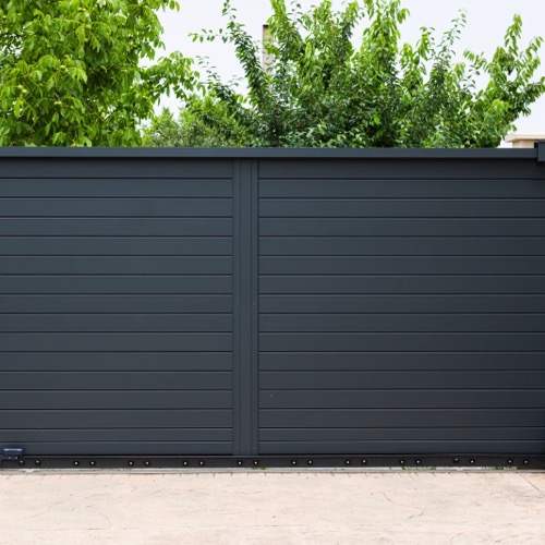 Aluminium fence - RAL 7016