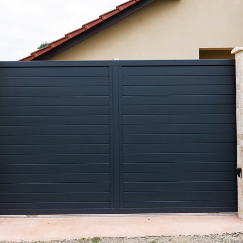 Aluminium fence - RAL 7016