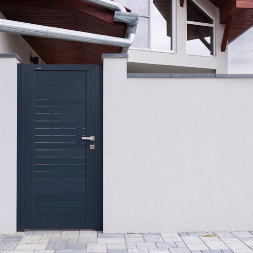 Aluminium fence - RAL 7016