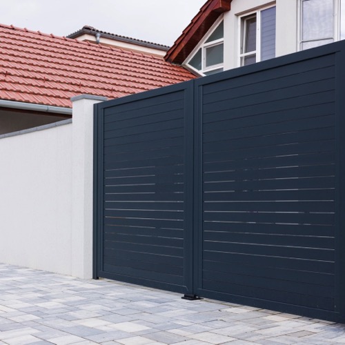 Aluminium fence - RAL 7016