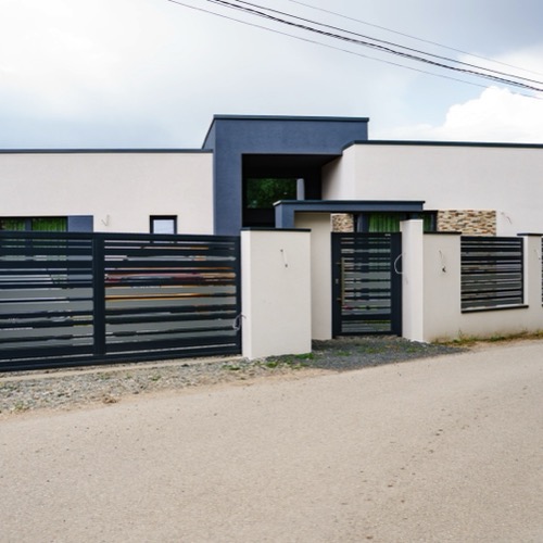 Aluminium fence - RAL 7016/7005