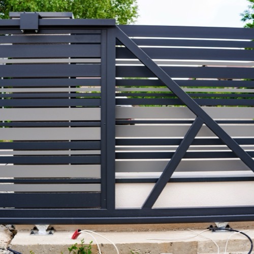 Aluminium fence - RAL 7016/7005